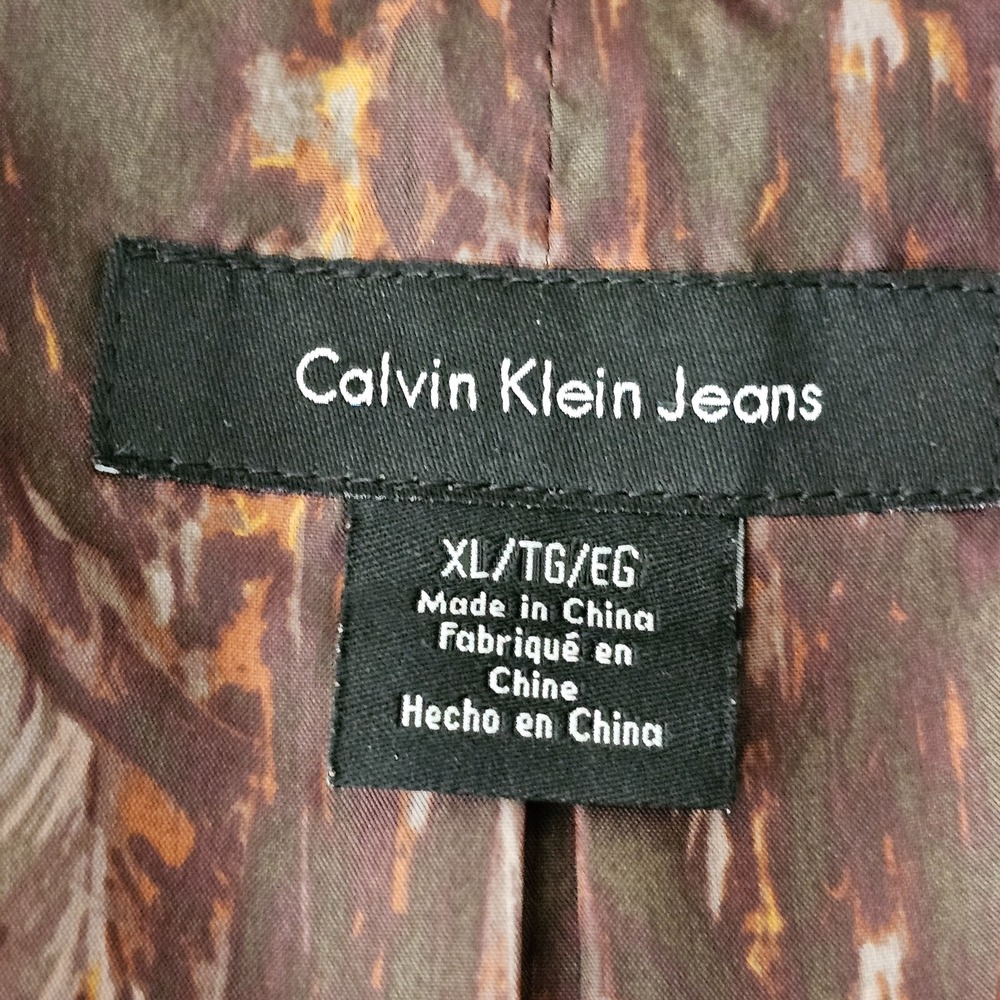 Calvin Klein‎ Jeans Womens Corduroy Sports Jacket One Button Career Burgundy  XL - Picture 4 of 10